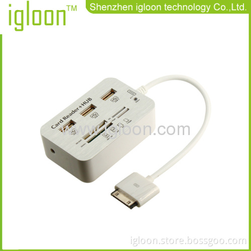 5 In 1 Card Reader And Hub For Ipad 2 And Ipad 3